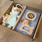 Montessori lesene didaktične igrače za dojenčke 6 mesecev –  paket